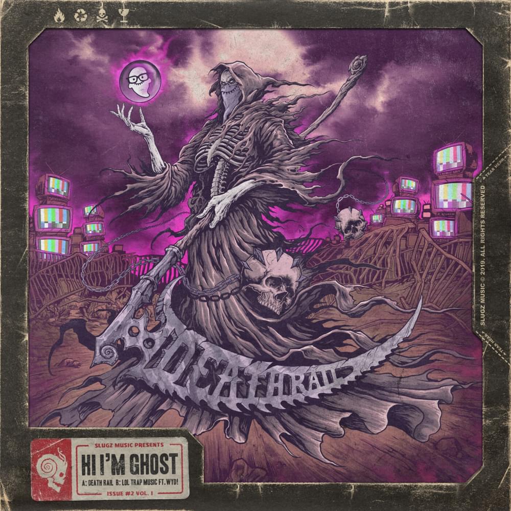 Album cover art for "Death Rail" by Hi I’m Ghost