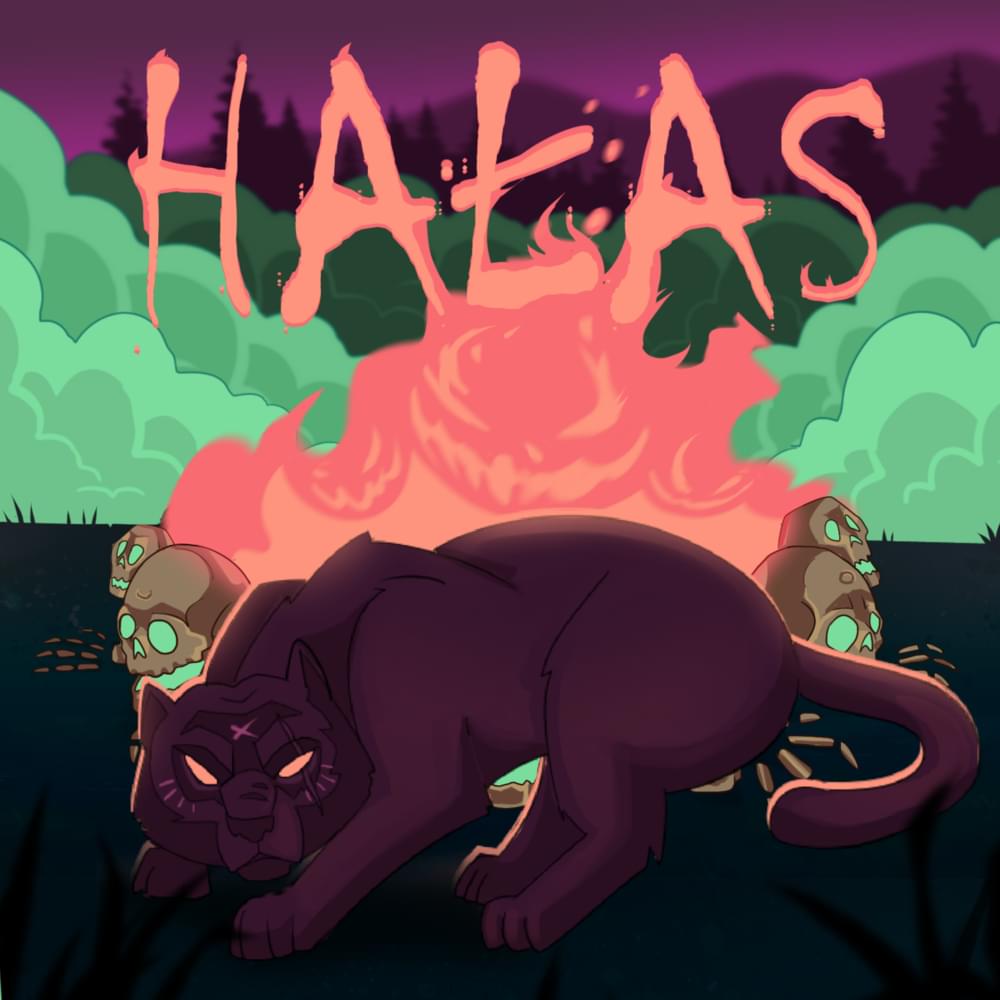Album cover art for "Hałas" by Szpaku
