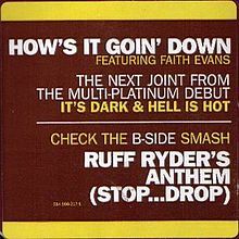 Album cover art for "How’s It Goin’ Down (Single Version)" by DMX & Faith Evans