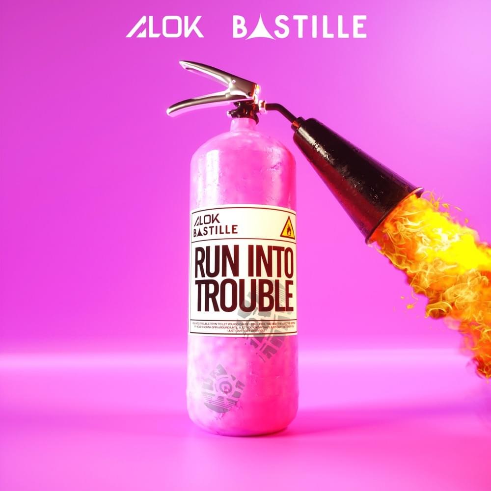 Album cover art for "Run into Trouble" by Alok