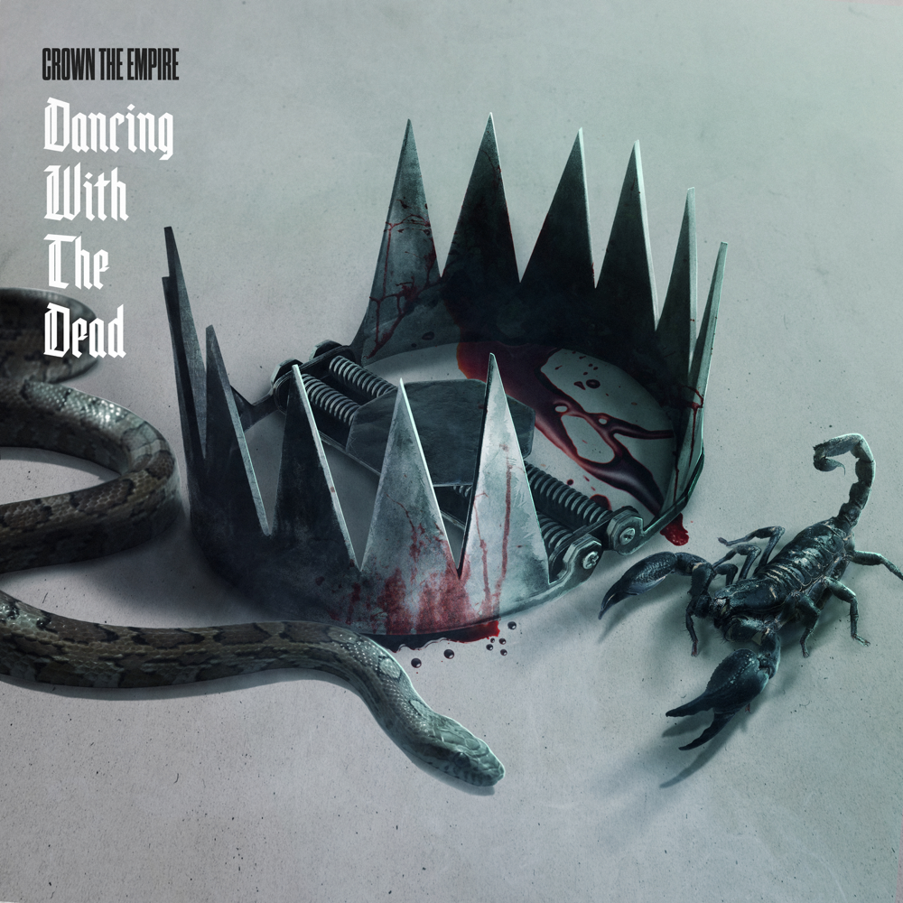 Album cover art for "Dancing with the Dead" by Crown The Empire