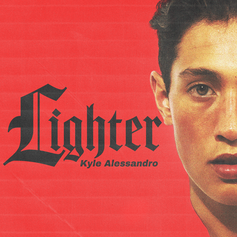 Album cover art for "Kyle Alessandro - Lighter (Traduction française)" by Genius traductions françaises