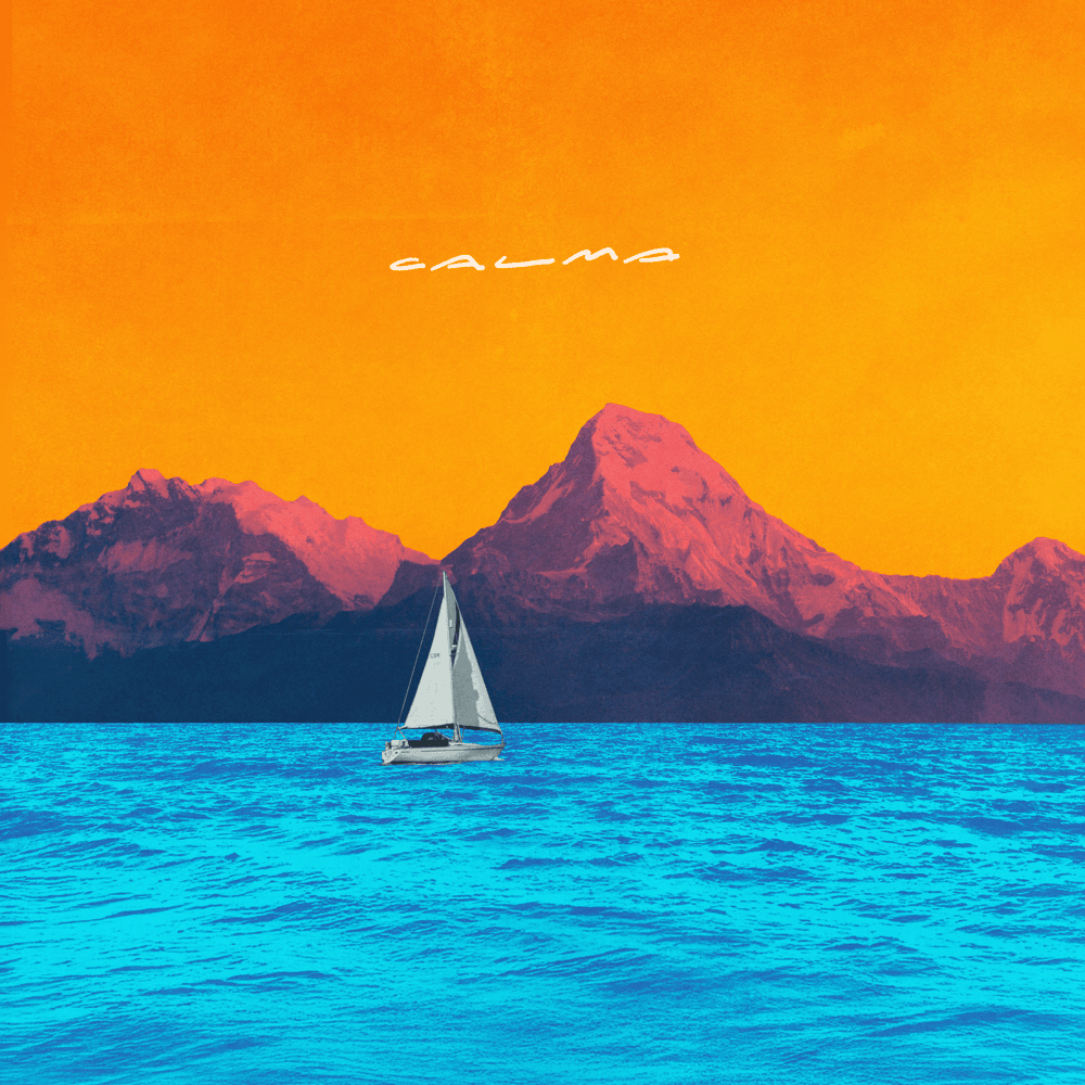 Album cover art for "CALMA" by Funky