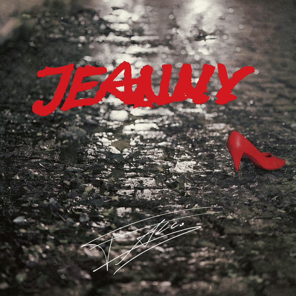 Album cover art for "Jeanny" by Falco