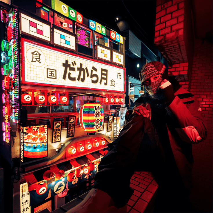 Album cover art for "Parfum automne" by So La Lune