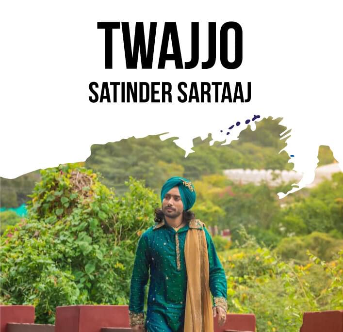 Album cover art for "Twajjo" by Satinder Sartaaj