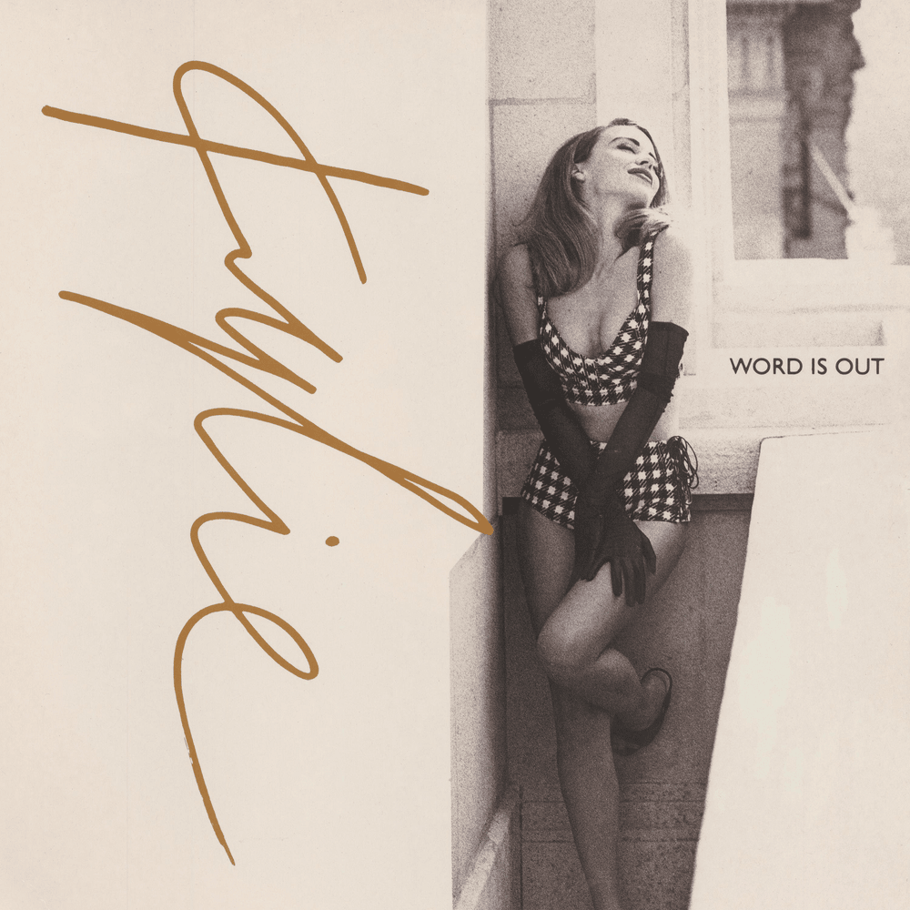 Album cover art for "Word Is Out" by Kylie Minogue