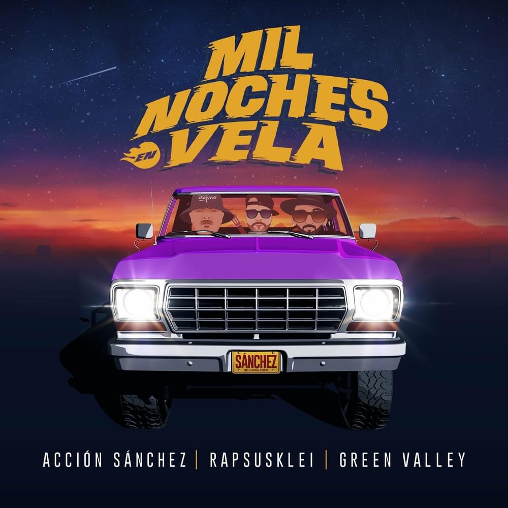Album cover art for "Mil Noches en Vela" by Rapsusklei & Green Valley