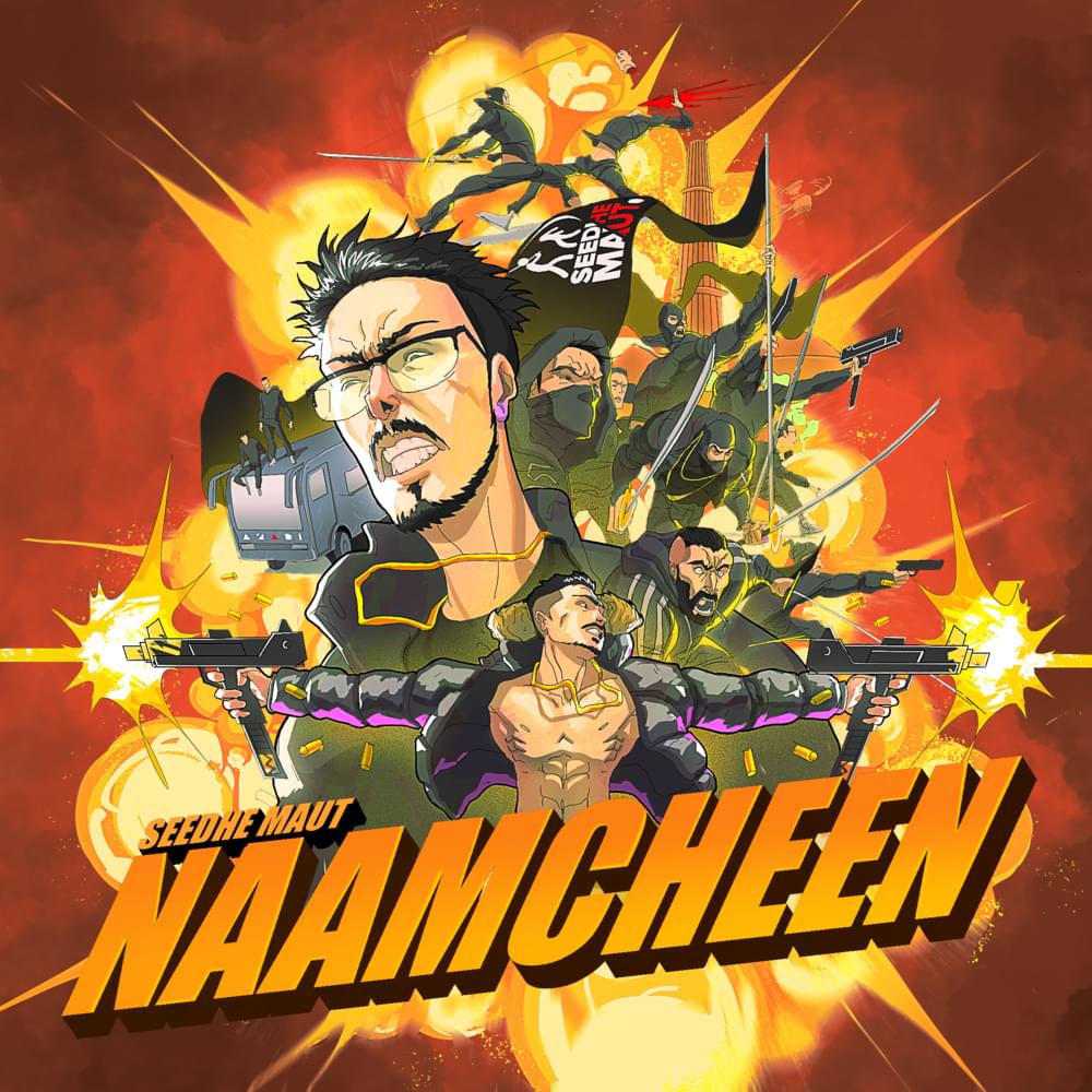 Album cover art for "Naamcheen" by Seedhe Maut