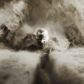 Album cover art for "Zeit (RMX by Robot Koch)" by Rammstein