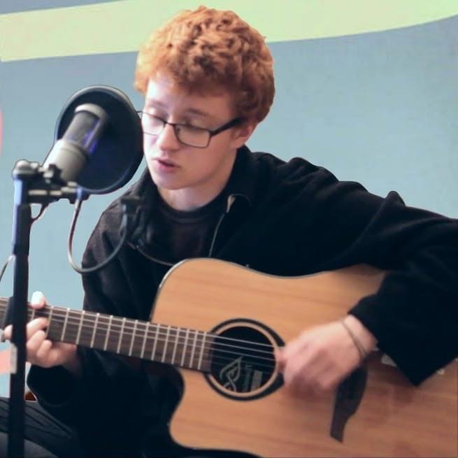 Album cover art for "Drop The Guillotine – Peach Pit" by Cavetown