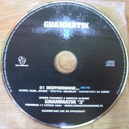 Album cover art for "Dedykowane..." by Grammatik