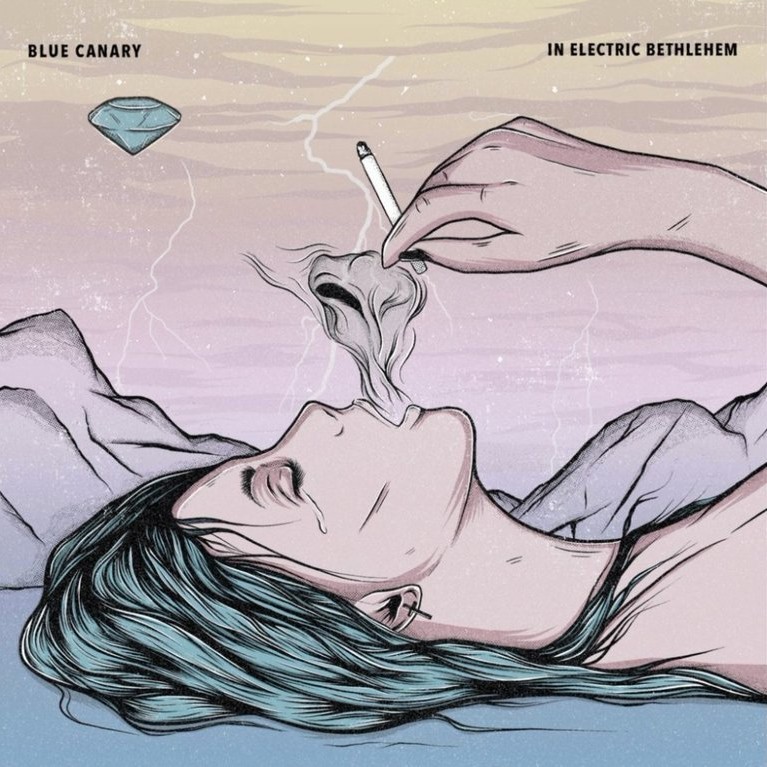Album cover art for "Overboy" by Blue Canary