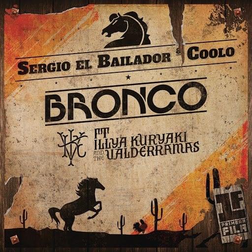 Album cover art for "Sergio el Bailador / Coolo (Primera Fila) [En Vivo]" by Bronco