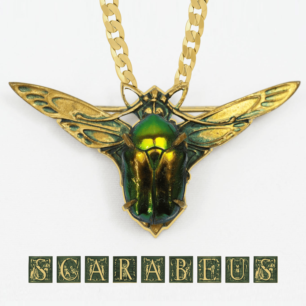 Album cover art for "Scarabeus" by AL Kareem & Lugatti