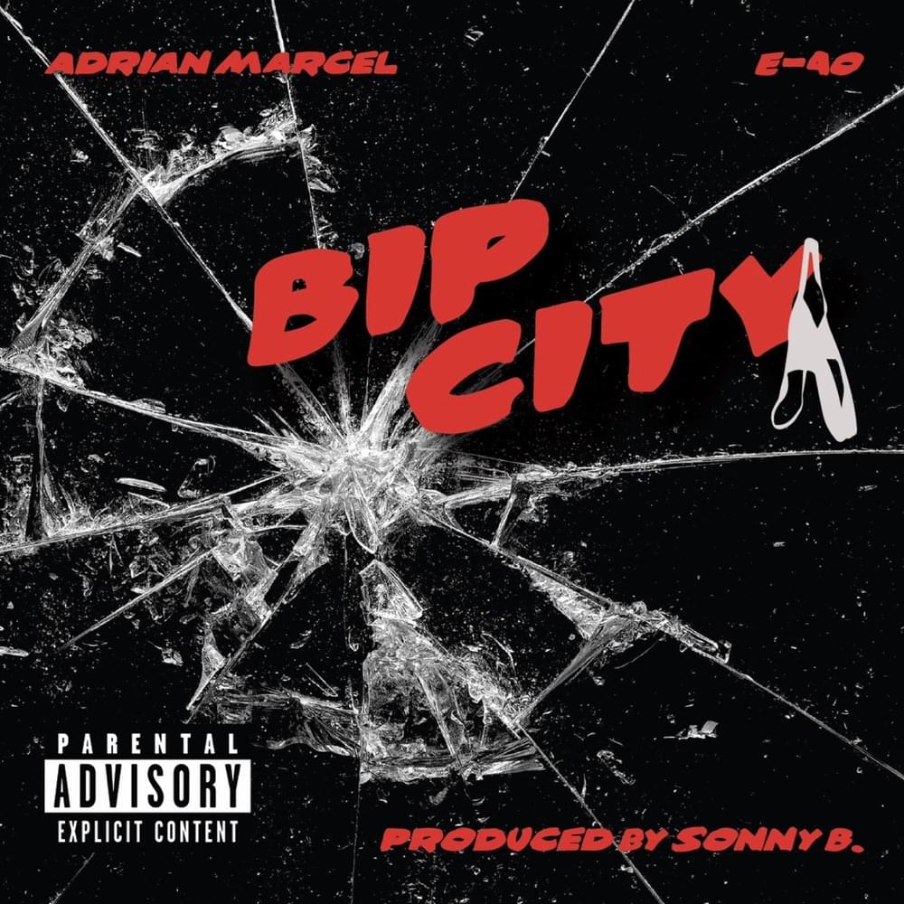 Album cover art for "Bip City" by Adrian Marcel