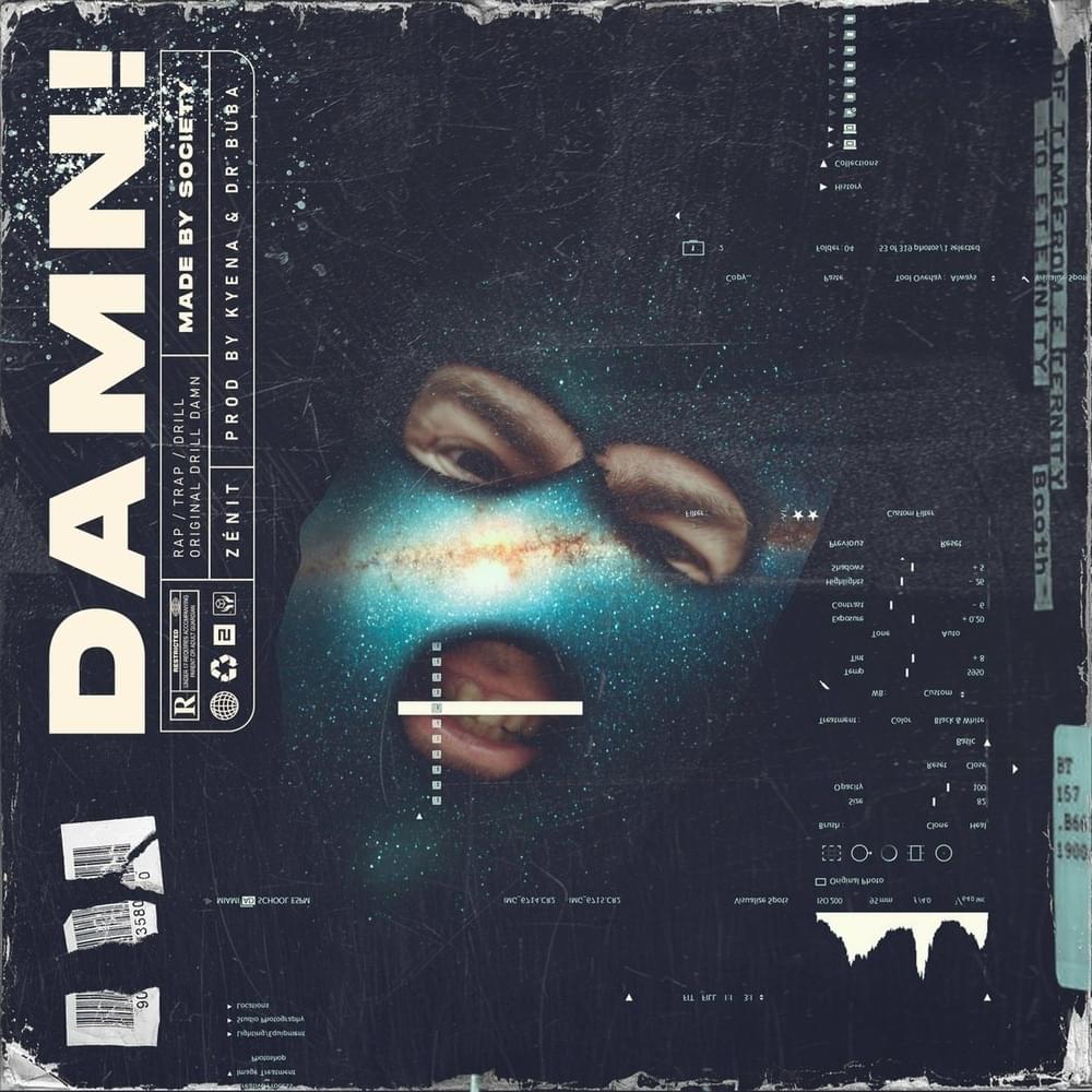 Album cover art for "Damn!" by Zénit