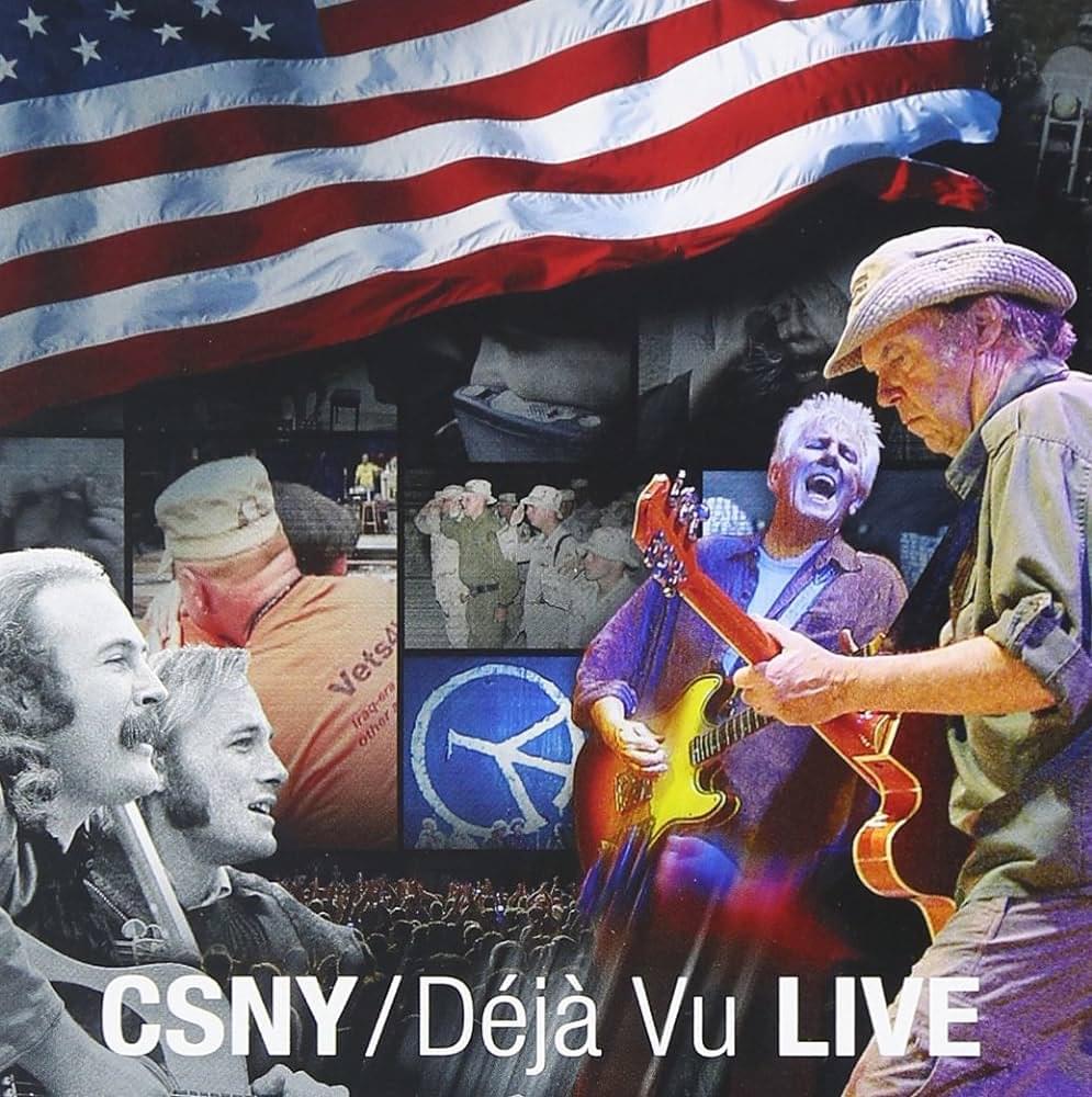 Album cover art for "Looking for a Leader (Live)" by Crosby, Stills, Nash & Young
