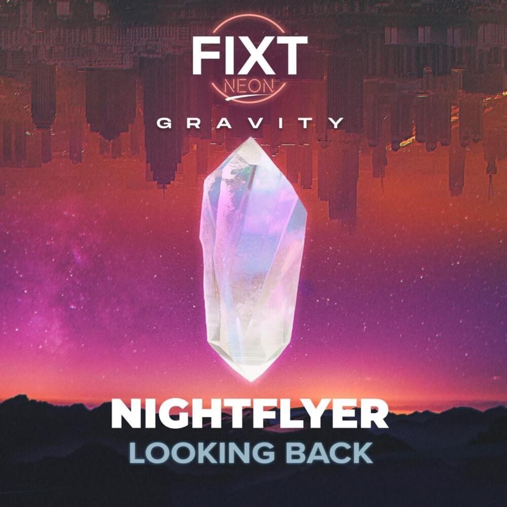 Album cover art for "Looking Back" by Nightflyer (Synthwave)