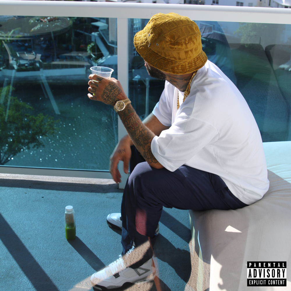 Album cover art for "Wait On Me" by Larry June