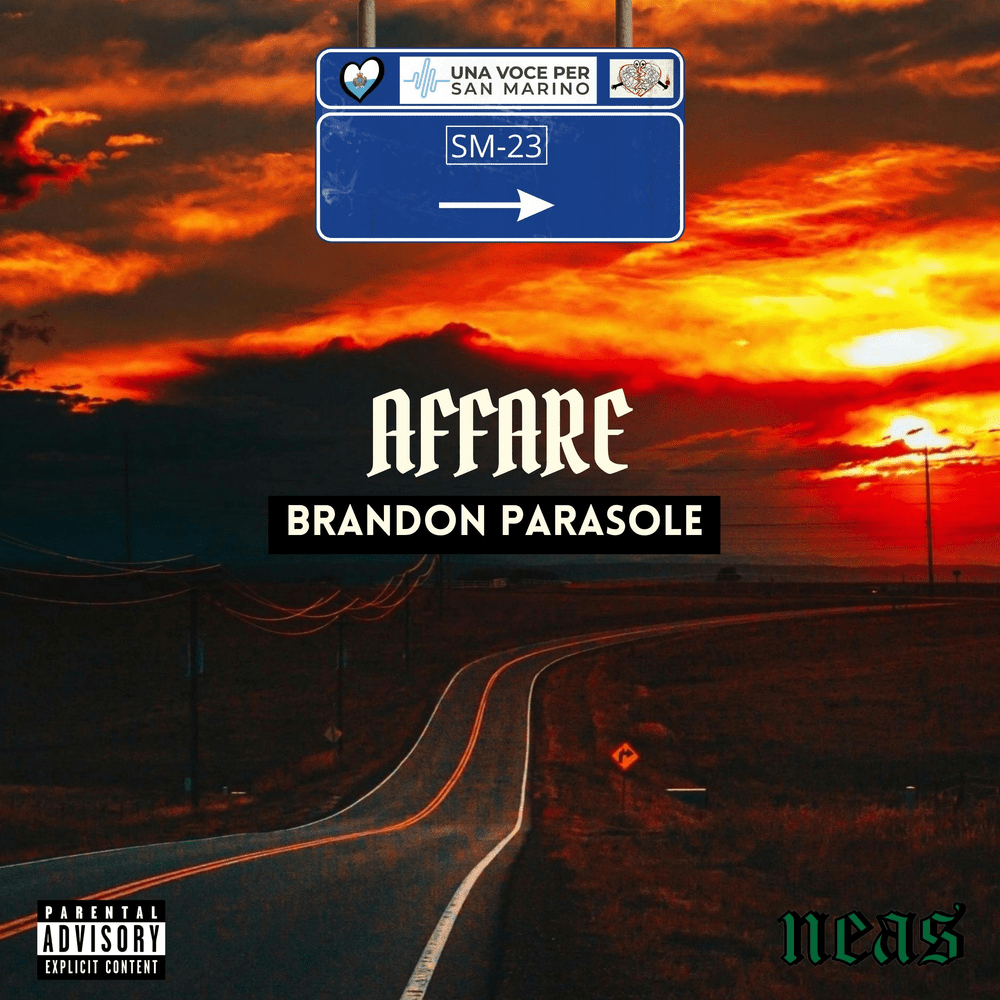 Album cover art for "Affare" by Brandon Parasole
