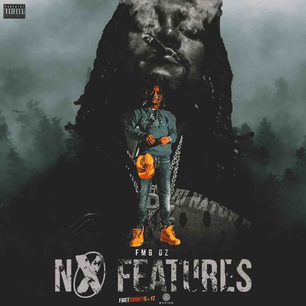 Album cover art for "No Features" by FMB DZ