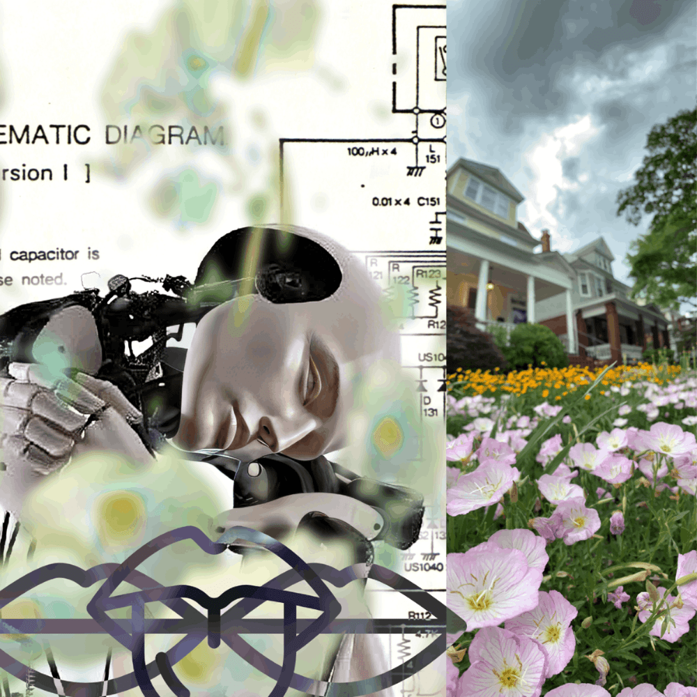 Album cover art for "Computer Wife" by Afraid of The Dark?