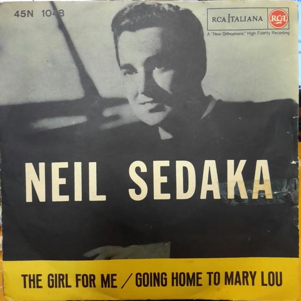 Album cover art for "Going Home To Mary Lou" by Neil Sedaka