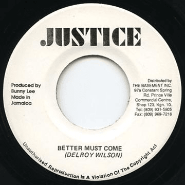 Album cover art for "Better Must Come" by Delroy Wilson