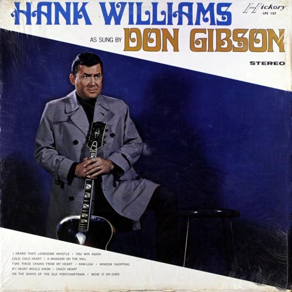 Cover image for Hank Williams As Sung By Don Gibson