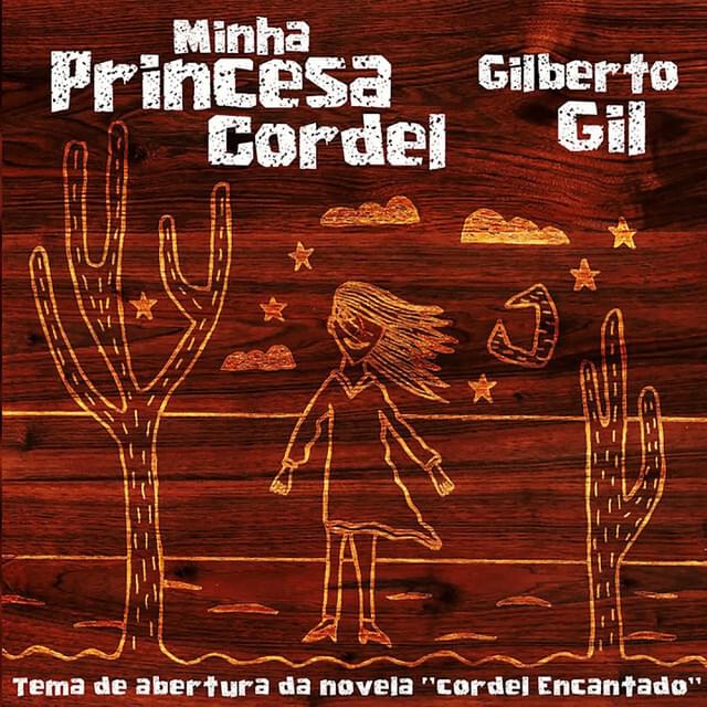 Album cover art for "Minha Princesa Cordel" by Gilberto Gil & Roberta Sá