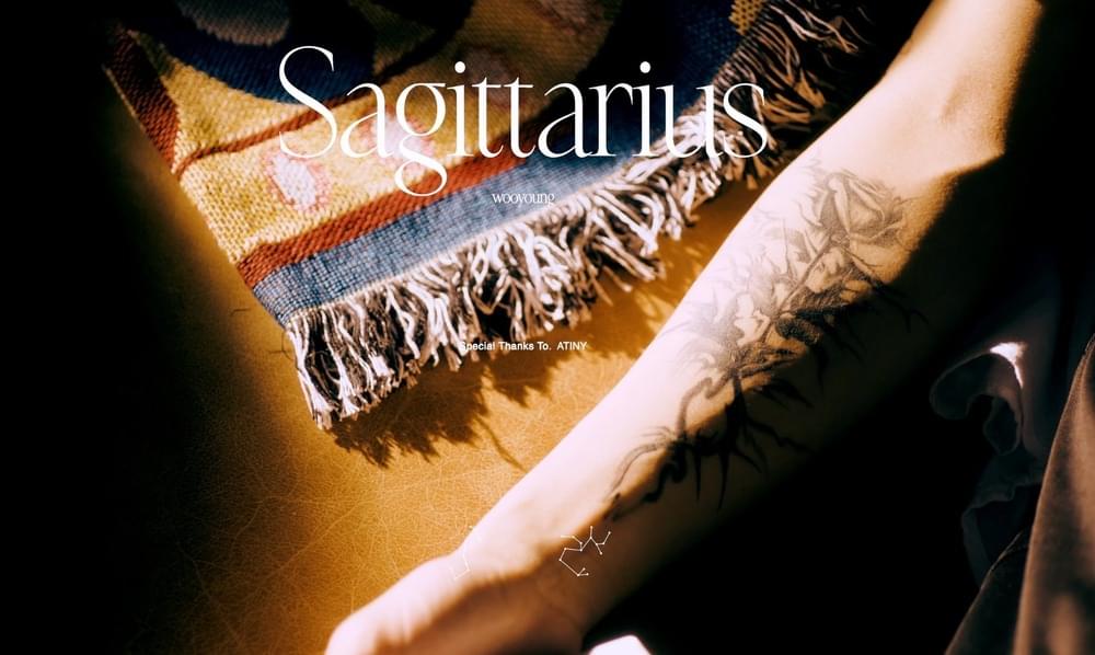 Album cover art for "Sagittarius" by WOOYOUNG (우영)