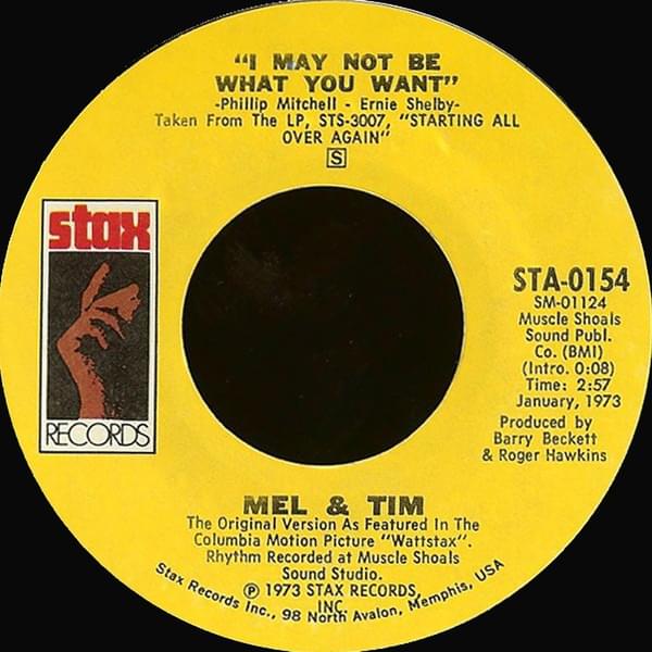 I May Not Be What You Want by Mel & Tim