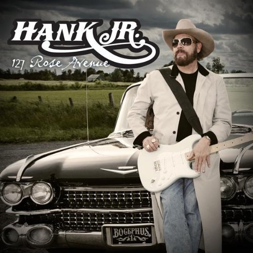 Album cover art for "Red, White & Pink Slip Blues" by Hank Williams Jr.