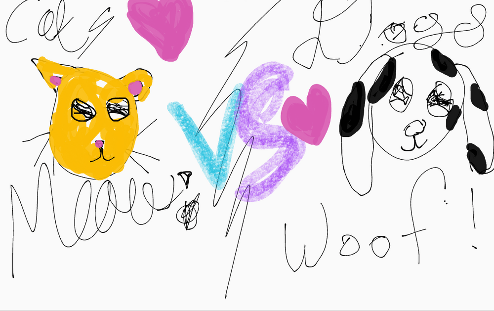 Cats VS Dogs by Snowy_Winkleton