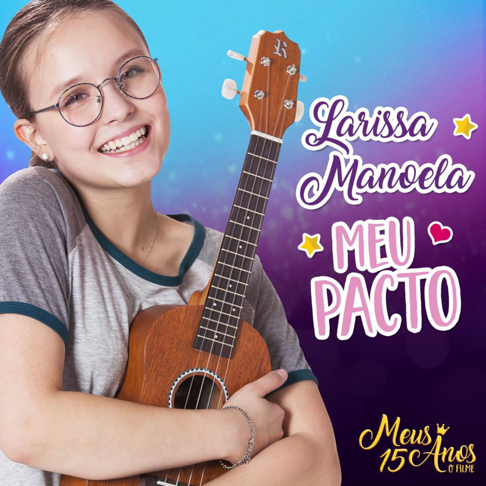 Album cover art for "Meu Pacto" by Larissa Manoela