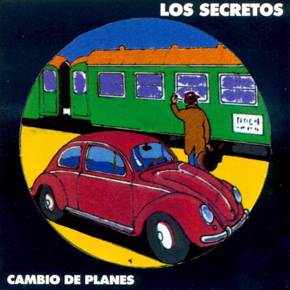 Album cover art for "Amiga mala suerte" by Los Secretos