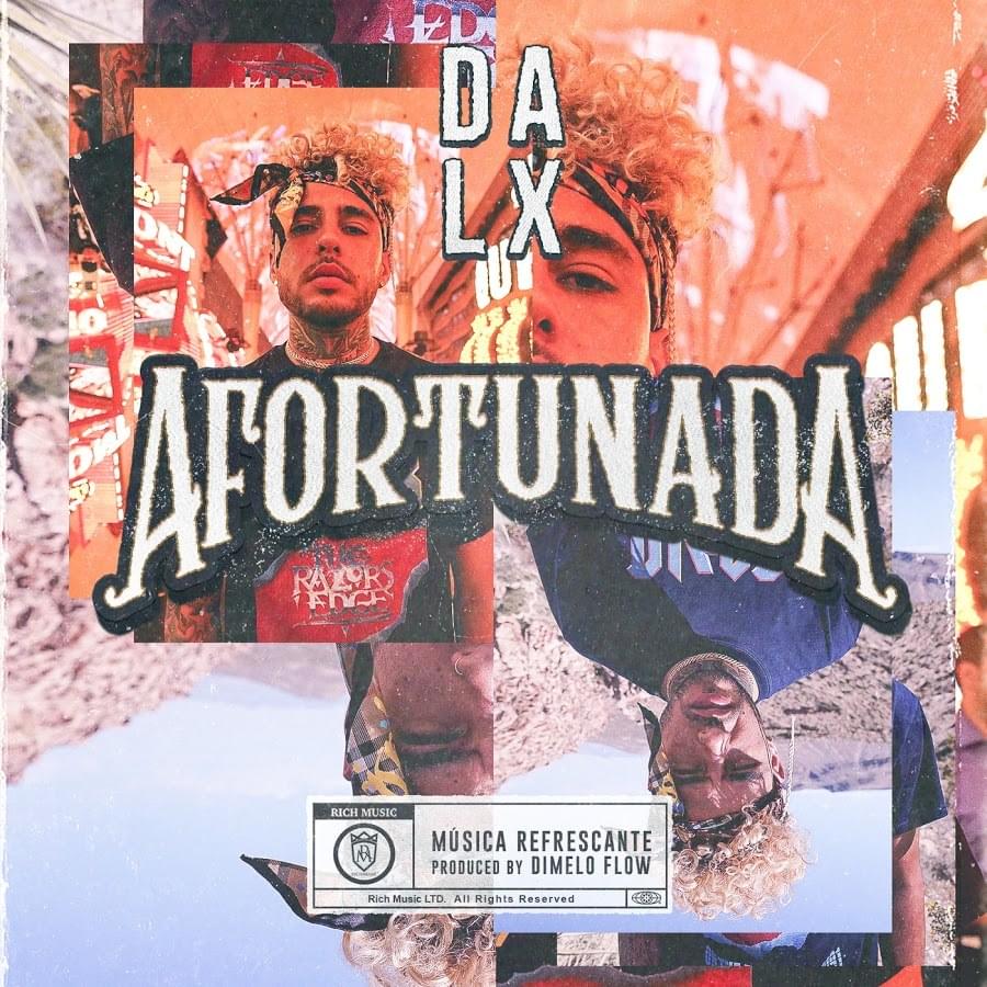 Album cover art for "Afortunada" by Dalex