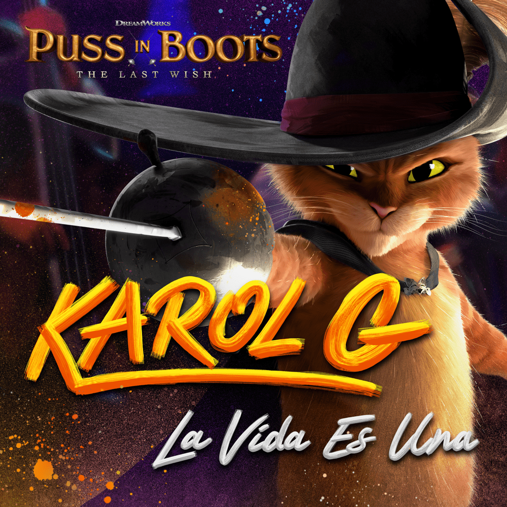 Album cover art for "La Vida Es Una" by KAROL G