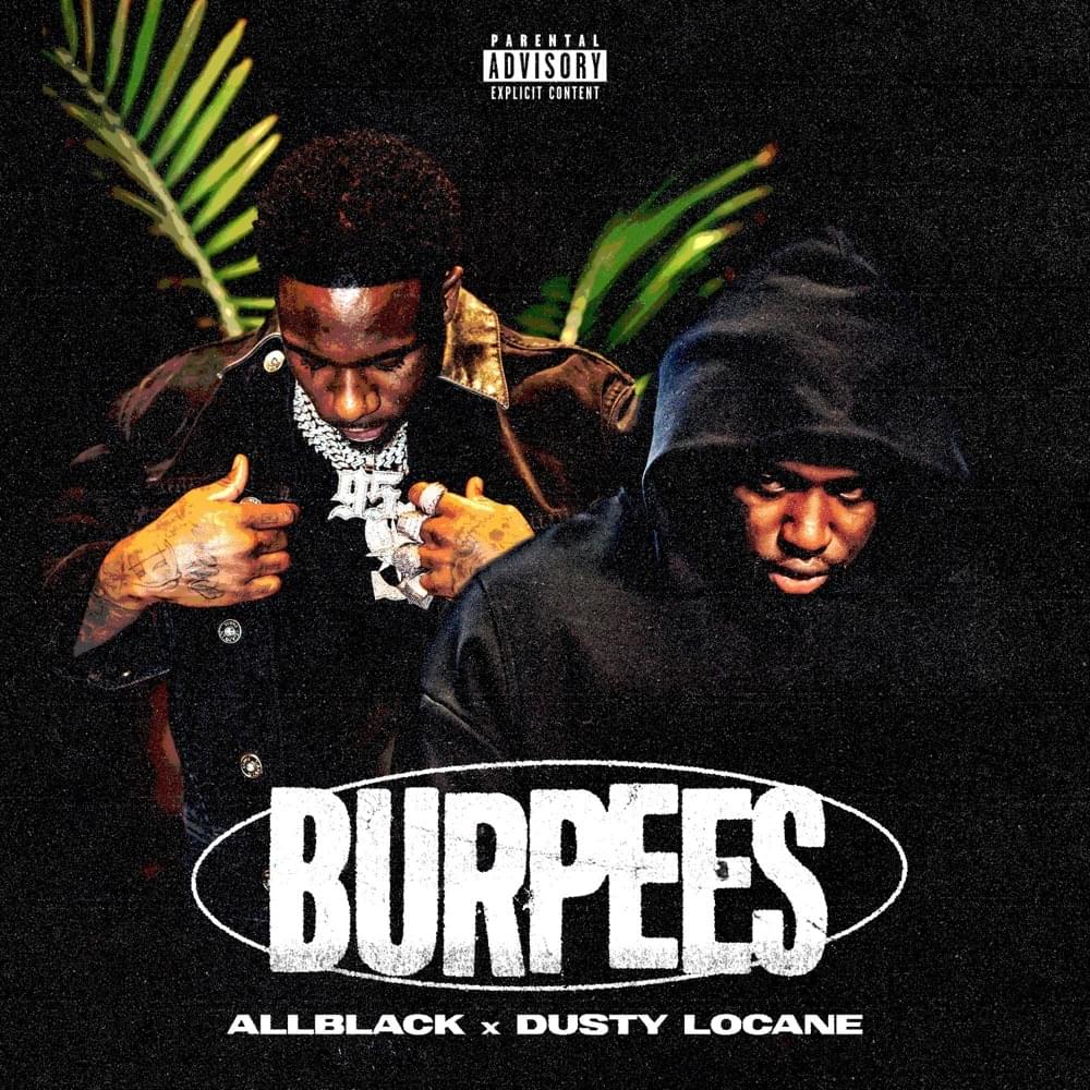 Album cover art for "Burpees" by ALLBLACK