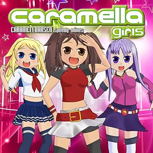 Album cover art for "Caramelldansen (O-O-Oa-Oa)" by Caramella Girls