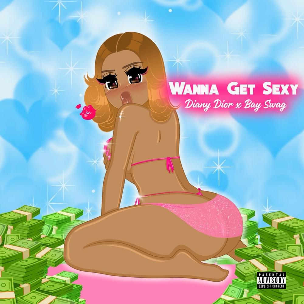 Album cover art for "WANNA GET SEXY" by Diany Dior