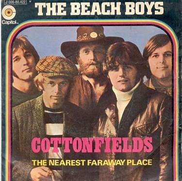 Album cover art for "Cotton Fields" by The Beach Boys
