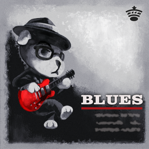 Album cover art for "けけブルース (K.K. Blues)" by K.K. Slider