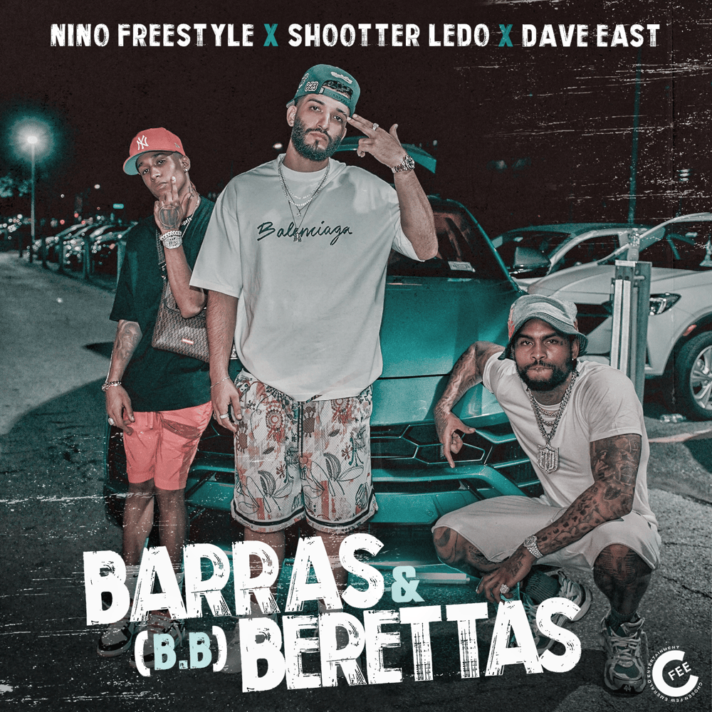 Album cover art for "Barras y Berettas" by Boy Wonder CF