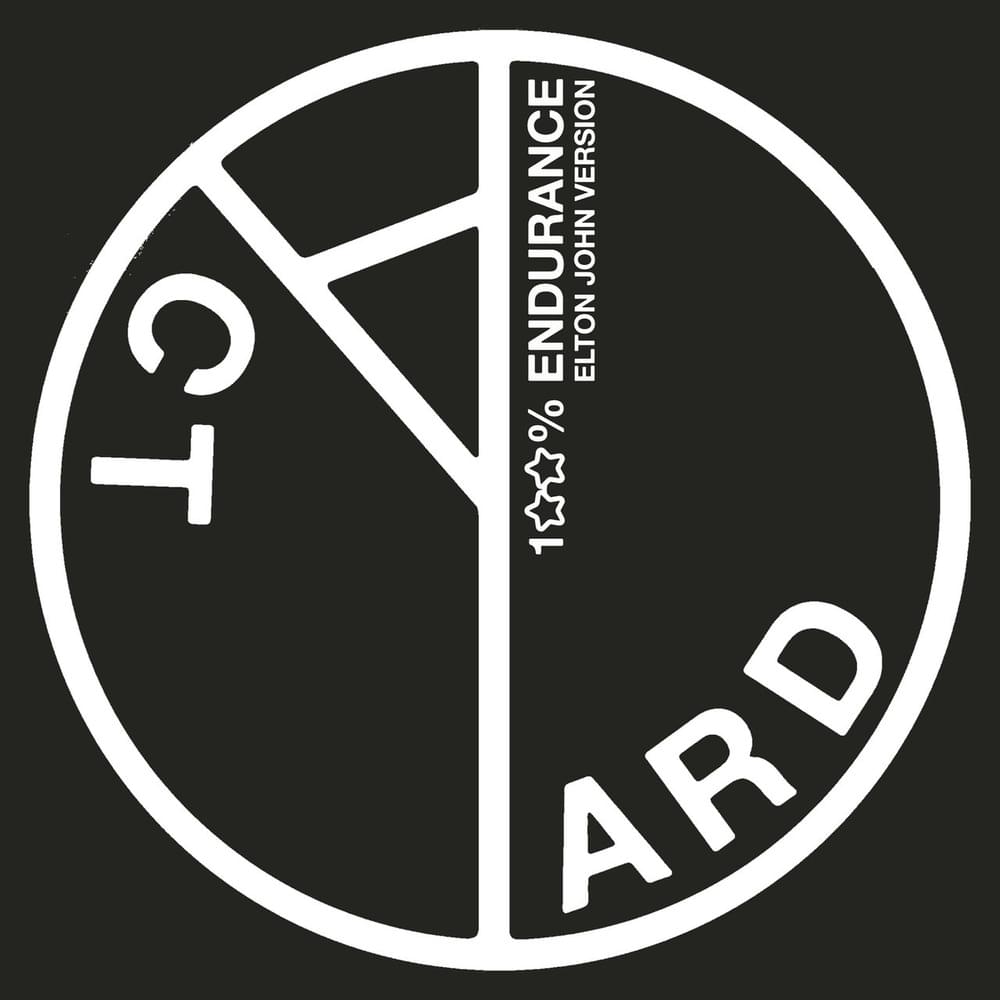 Album cover art for "100% Endurance (Elton John Version)" by Yard Act & Elton John