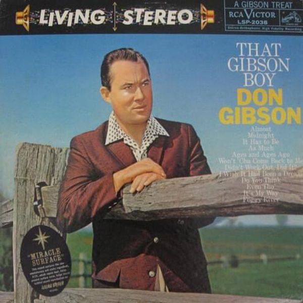 Album cover art for "Didn’t Work Out, Did It?" by Don Gibson