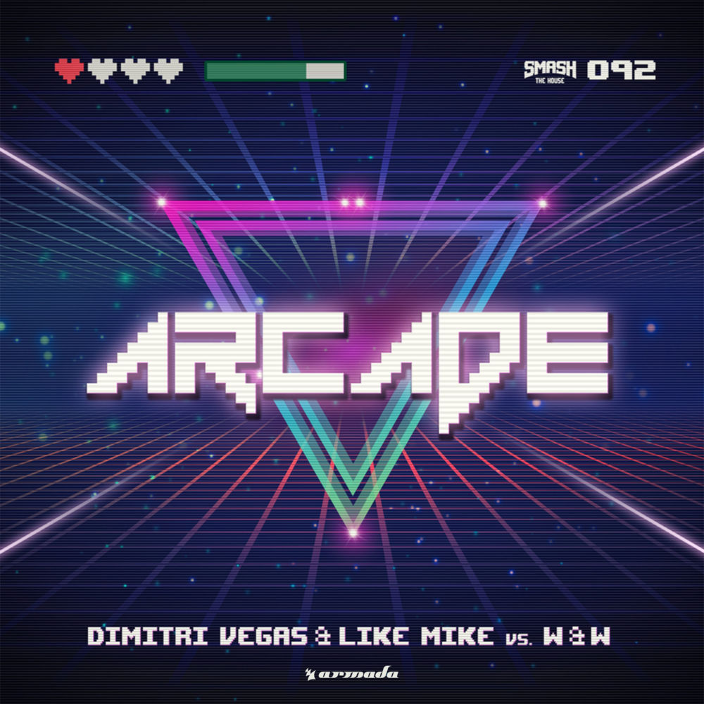 Album cover art for "Arcade" by Dimitri Vegas & Like Mike
