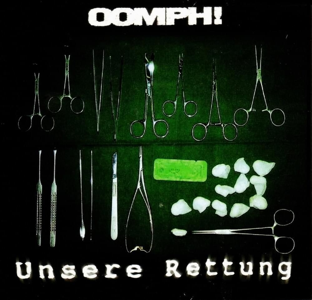 Album cover art for "Unsere Rettung" by OOMPH!