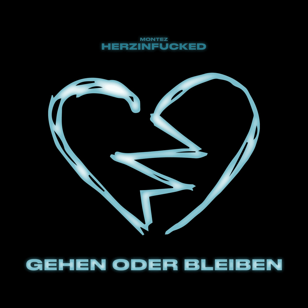 Album cover art for "Gehen oder bleiben" by Montez